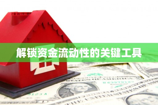 余庆解锁资金流动性的关键工具