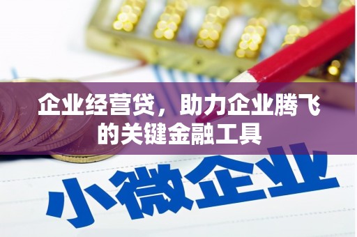 余庆企业经营贷，助力企业腾飞的关键金融工具
