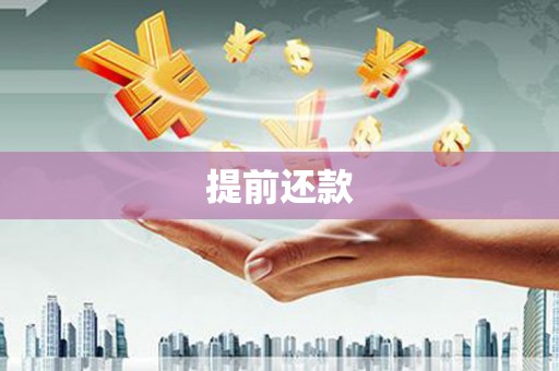 余庆提前还款