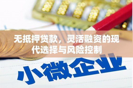 余庆无抵押贷款，灵活融资的现代选择与风险控制