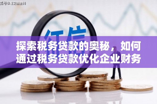 余庆探索税务贷款的奥秘，如何通过税务贷款优化企业财务