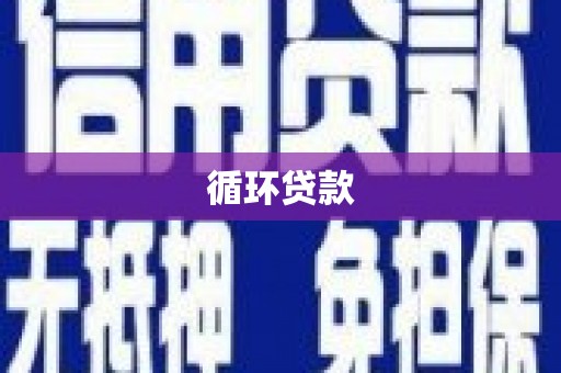 余庆循环贷款