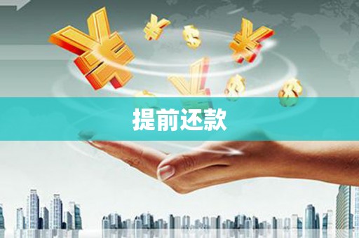 余庆提前还款