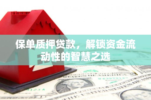 余庆保单质押贷款，解锁资金流动性的智慧之选